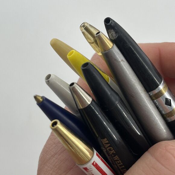 Lot of 10 Vintage Business Advertising Click Pens Collectible #5 - Picture 6 of 12